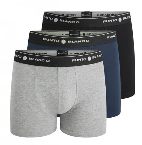 Pack 3 boxers basic Punto Blanco.