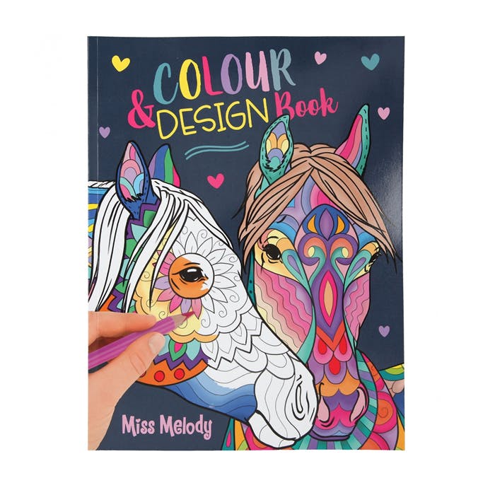 Colour and Design Book Miss Melody Papereria Tot Útil Pollensa