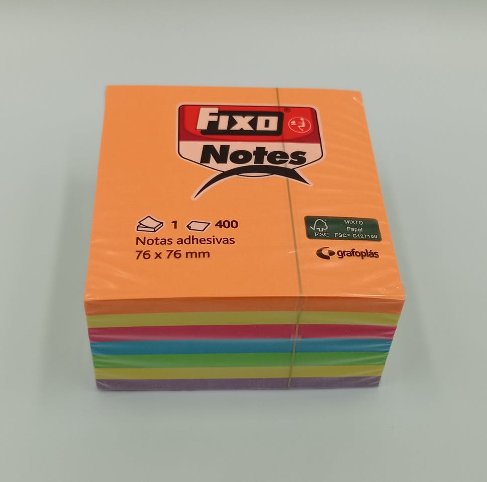 notes adhesives de colors Fixo Papereria Tot Útil Pollença