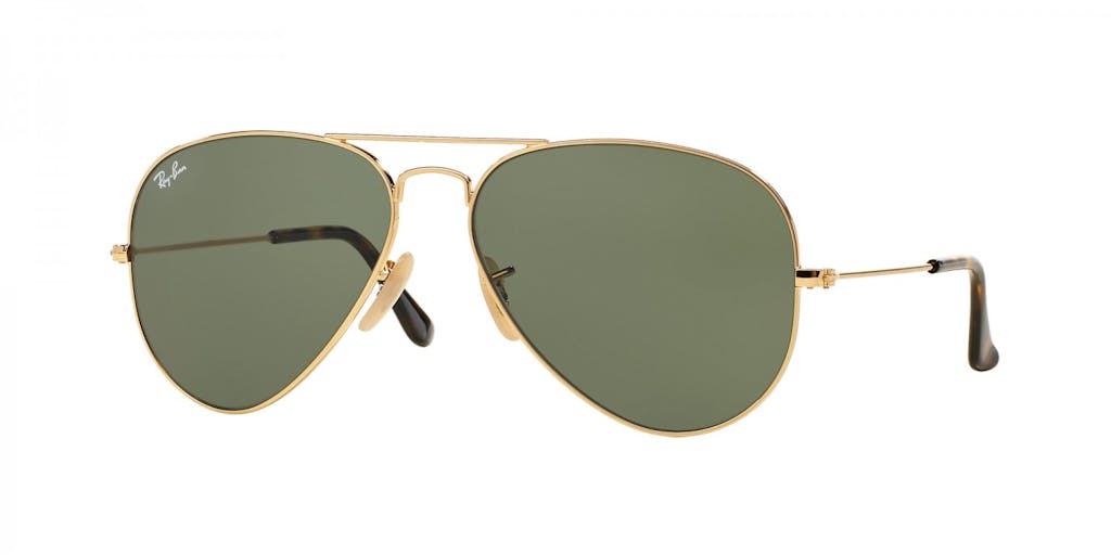 Ray Ban 3025 aviator large metal, lent mineral verde G15