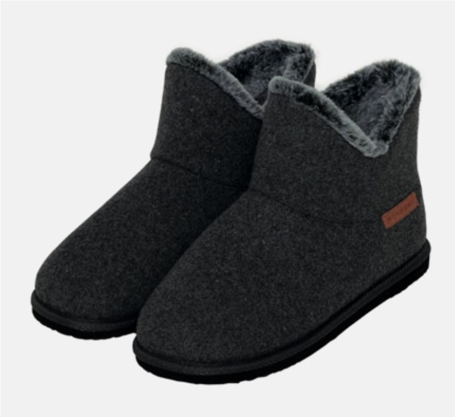 Men's ankle boots to be comfortable and warm indoors. 