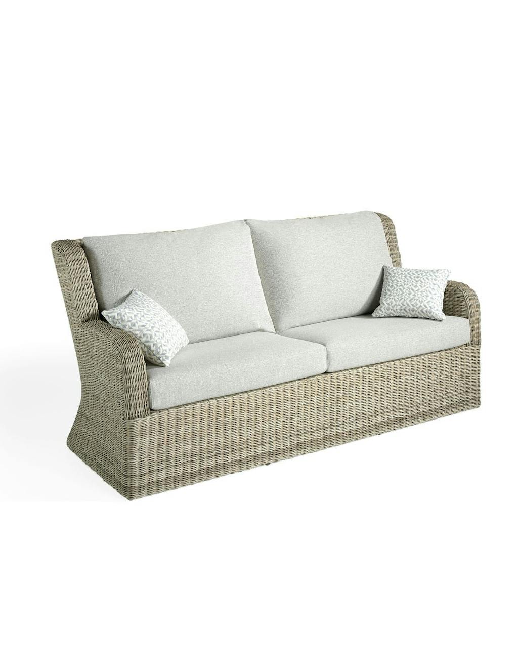  Natural  Wicker Sofa Paco Mobles